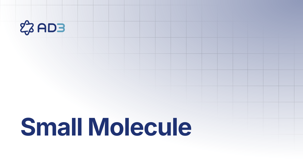 Small Molecule | Documentation | AD3 User Guide